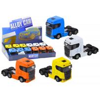 LEAN Toys Sunkvežimis be priekabos 1:32 su pakreipiamu metaliniu kėbulu, šviesos, garsai, važiuoja