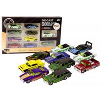 LEAN Toys Automobilio spyruoklių rinkinys, 1:64, metalinis, 10 vnt.