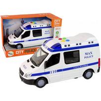 LEAN Toys Policijos automobilis, varomas trinties mechanizmu, su garsais ir šviesomis