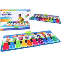 LEAN Toys Interaktyvus edukacinis muzikinis šokių, instrumentų ir garsų kilimėlis