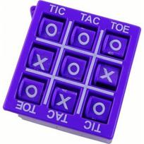 LEAN Toys Tic Tac Toe Game 4.5 cm Purple