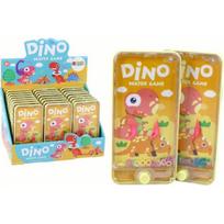 LEAN Toys Vandens arkadinis žaidimų pultas, telefonas, dinozauras, geltonas