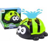 LEAN Toys Sodo purkštuvas Boružėlė, vandens fontanas, žalias