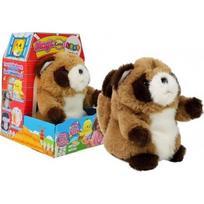 LEAN Toys interaktyvus kalbantis žodžius kartojantis pliušinis meškėnas