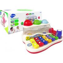 LEAN Toys Lavinamasis cimbolas mažyliui, spalvoti kamuoliukai