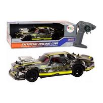 LEAN Toys RC Remote Control Car 1:16 Rubber Wheels Drift Black