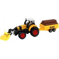 LEAN Toys Tractor With Trailer Excavator Bulldozer Agricultural Machine 3 Colors