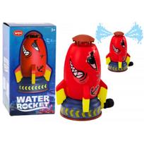 LEAN Toys Vandens raketos purkštuvo paleidimo įrenginys, raudonasis ryklys
