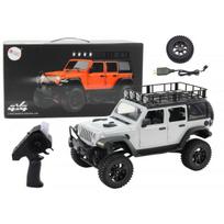 LEAN Toys Nuotoliniu būdu valdomas RC 2,4G visureigis 4x4, pilkas
