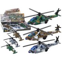 LEAN Toys Karinis sraigtasparnis Military Helicopter, iš aliuminio lydinio, su garsais ir šviesomis