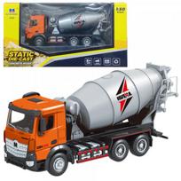 LEAN Toys Concrete Mixer Construction Vehicle Metal Huina Orange 1:50