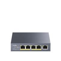 CUDY GS1005P tinklo komutatorius 10/ 100/ 1000 PoE, pilkas