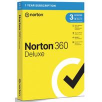 NORTON 360 Deluxe antivirusinė programa, 3 kompiuteriams, 1 metai