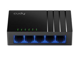 „Cudy GS105D NetSwitch“ 5 prievadų gigabito komutatorius, IGMP, šnipinėjimo funkcija, QoS, kilpų prevencija, plastikinis