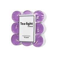 Kvapiosios arbatinės žvakutės TEA-LIGHT LAVENDER, 18 vnt.