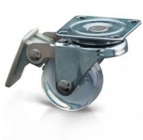 Ratukas permatomas Ø35 mm su stabdžiu