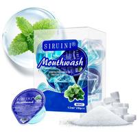 Nešiojamas želė burnos skalavimo skystis, mėtų burnos valymo priežiūros burnos skalavimo skystis, gaivinantis kvapą burnos skalavimo skystis, pašalinantis blogą kvapą mint flavor