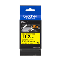 BROTHER B-ON-W HEAT SHRINK TUBE 11.2MM YELLOW