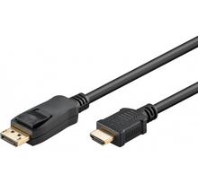 Kabelis Goobay DISPLAYPORT 1.2 TO HDMI 1.4,2m