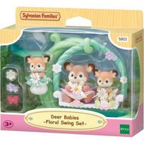 Sylvanian Families - Deer Babies - Floral Swing Set (5801)