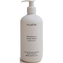 Mushie Organic Baby dušo želė ir šampūnas „du viename“ vaikams 400 ml