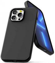 Juodas dėklas Apple iPhone 13 Pro Max telefonui "Mercury Silicone Case"