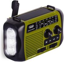 Saulės energija maitinamas radijo imtuvas Trevi RA 7F30 BT Green