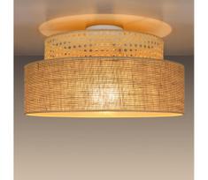 Lubinis šviestuvas BOHO 1xE27/60W/230V diametras 40 cm rotangas