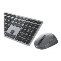 DELL KM7321W pilkas bevielis komplektas (klaviatūra + pelė) | Angliškų raidžių išsidėstymas
