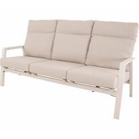 Trivietė lauko sofa OHIO CREMA su reguliuojamais atlošais