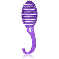 Wet Brush Shower Glitter Dtangler Pink plaukų šepetys prausimuisi Purple 1 vnt.