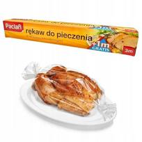 "Paclan" 29 cm x 3 m folijos rankovė, skirta mėsai ir bulvėms kepti 1 vnt., "Paclan" 29 cm x 3 m folijos rankovė, skirta mėsai ir bulvėms kepti 1 vnt.