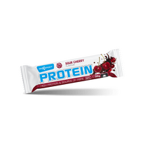 Baltyminis batonėlis su vyšnių skoniu kakavos glazūroje, be gliuteno, Maxsport 50 g