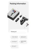 Aokawa Smart XE 3-Axis Handheld Gimbal Stabilizer for Mobile Phone - Anti-Shake Balance for Shooting, Live Streaming, and Selfies standartinė spalva