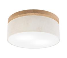 Brilagi - LED Lubinis šviestuvas BELLADONNA 2xE27/15W/230V diametras 40 cm kreminė/ąžuolas