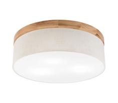 Brilagi - LED Lubinis šviestuvas BELLADONNA 3xE27/15W/230V diametras 50 cm kreminė/ąžuolas