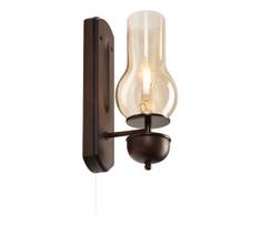 Brilagi - LED Sieninis šviestuvas COTTAGE 1xE14/40W/230V bukas/ruda