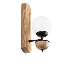 Brilagi - LED Sieninis šviestuvas COTTAGE 1xG9/40W/230V ąžuolas/balta