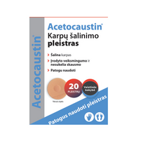 ACETOCAUSTIN, karpų šalinimo pleistras, 20vnt.
