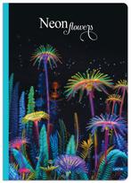 Sąsiuvinis linijomis A5 12 lapų 80g NEON FLOWERS