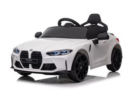 Vienvietis vaikiškas elektromobilis BMW M4, baltas