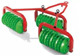 Rolly Toys rollyCambridge diskinės akėčios Kembridžo traktoriaus priekaba