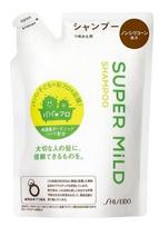 Šampūno užpildas su žolelių aromatu Shiseido Super Mild, 400 ml