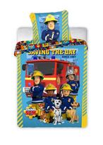 Fireman Sam Saving the Day patalynės komplektas, 100×135 cm, 40×60 cm