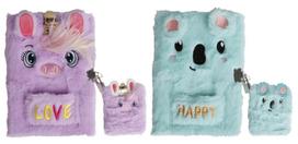Užrašų knygelė - dienoraštis LOVE & HAPPY, MP, A5, 80 lapų, 80gsm, su spynele