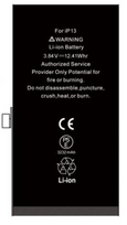 iPhone 13 baterija 3232 mAh (OEM) : Talpa - Padidintos talpos (+3€), Tarpinė  (klijai) - Nereikia