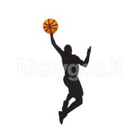 Knygos skirtukas „Slam Dunk“, juodas / oranžinis