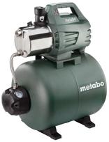 Vienfazis hidroforo vandens siurblys METABO HWW 6000/50 INOX, 1300 W galia, 6000 l/h našumas, 55 m pakėlimo aukštis, 50 l talpos bakas