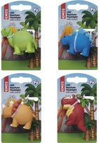 Žibintuvėlis-raktų pakabukas dinozauras, 1 vnt., 5 lm, 3x LR54, įv. rūšių