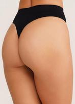 String kelnaitės su faktūriniu „kasos“ raštu STRING BRIEFS BRAID Giulia, spalva black